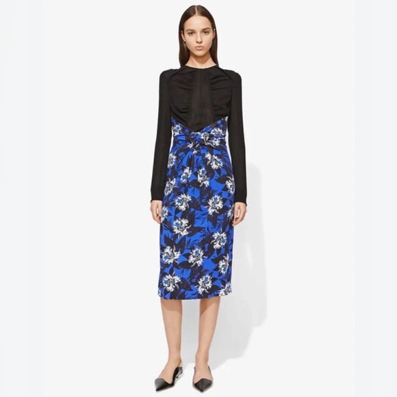 Proenza Schouler Dresses & Skirts - Proenza Schouler Re-Edition Knotted Dress in Blue Size 2